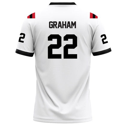 Arkansas State - NCAA Football : Samuel Graham - White Football Jersey