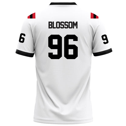 Arkansas State - NCAA Football : Ronnie Blossom - White Football Jersey-1
