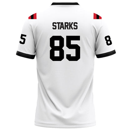 Arkansas State - NCAA Football : Tj Starks - White Football Jersey