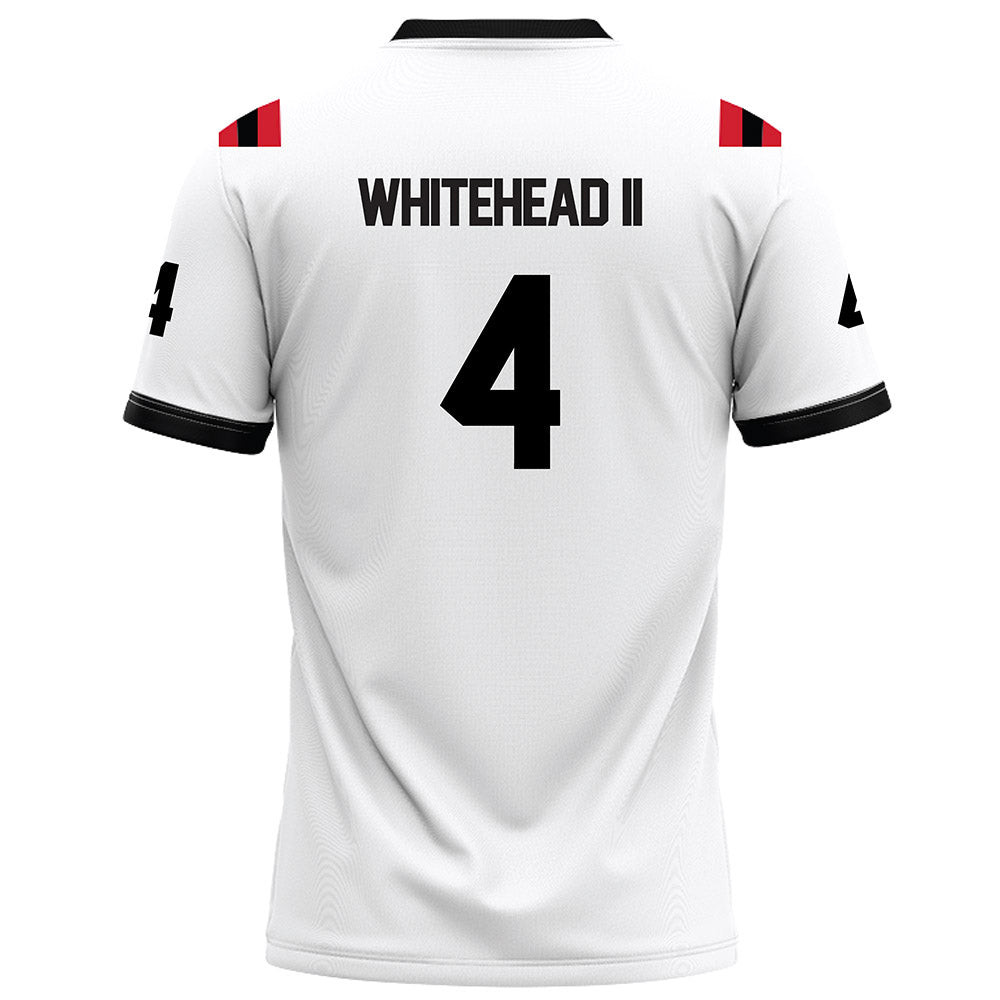 Arkansas State - NCAA Football : Bryan Whitehead II - White Football Jersey-1