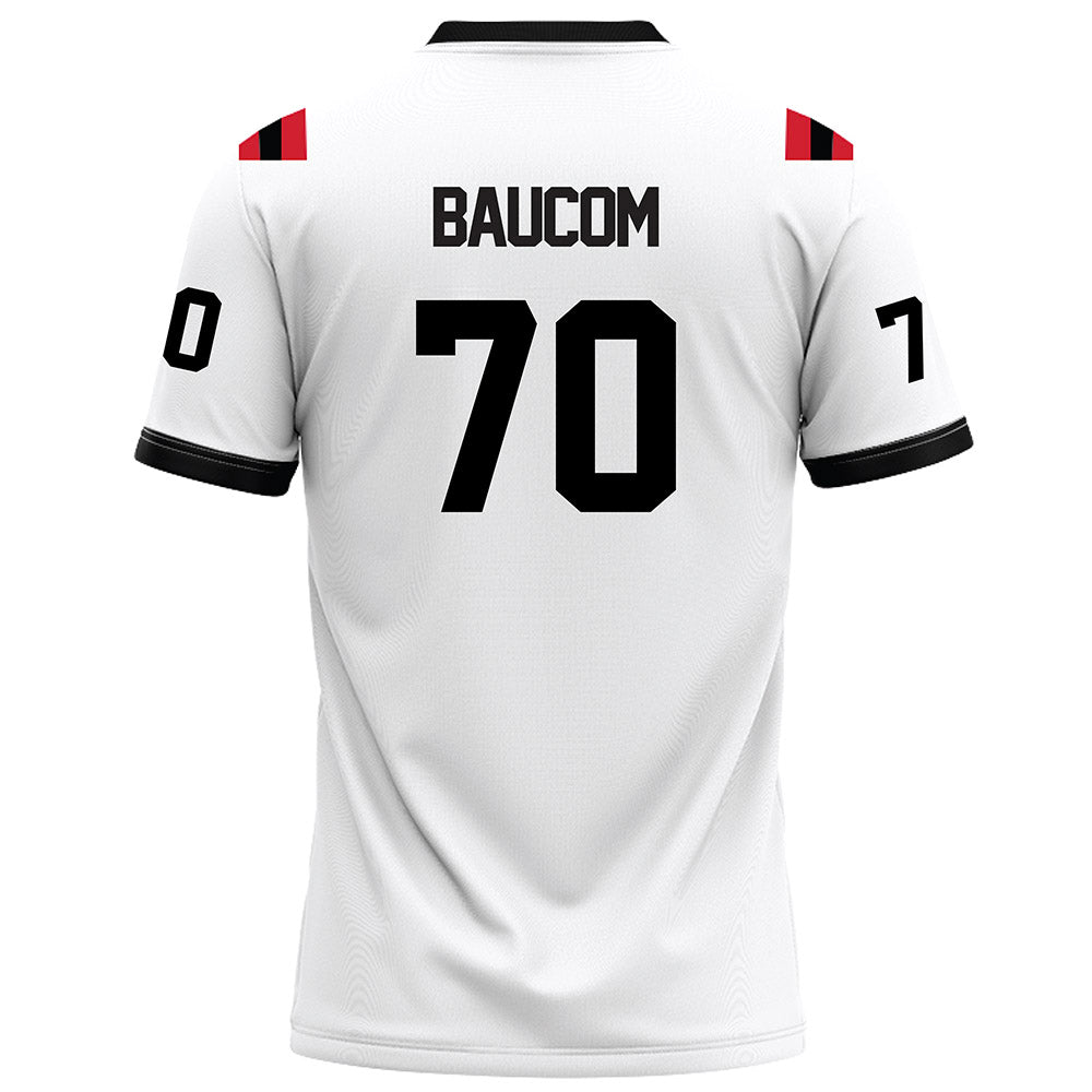 Arkansas State - NCAA Football : Royce Baucom - White Football Jersey