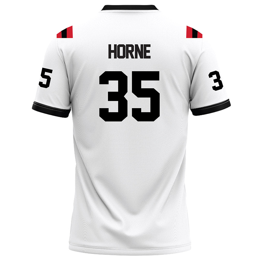 Arkansas State - NCAA Football : Jerry Horne - White Football Jersey-1