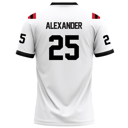 Arkansas State - NCAA Football : Aaron Alexander - White Football Jersey-1