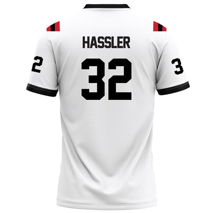 Arkansas State - NCAA Football : Ethan Hassler - White Football Jersey