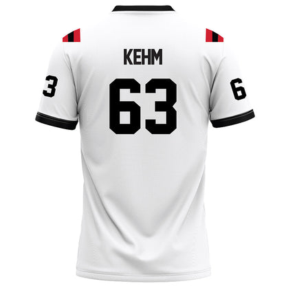 Arkansas State - NCAA Football : Aiden Kehm - White Football Jersey-1