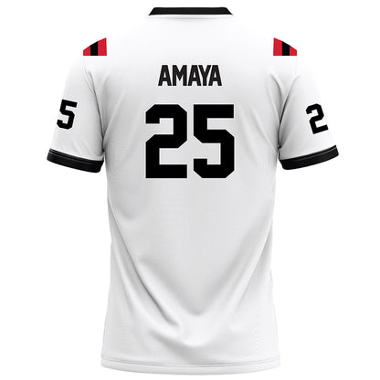 Arkansas State - NCAA Football : Clayton Amaya - White Football Jersey-1