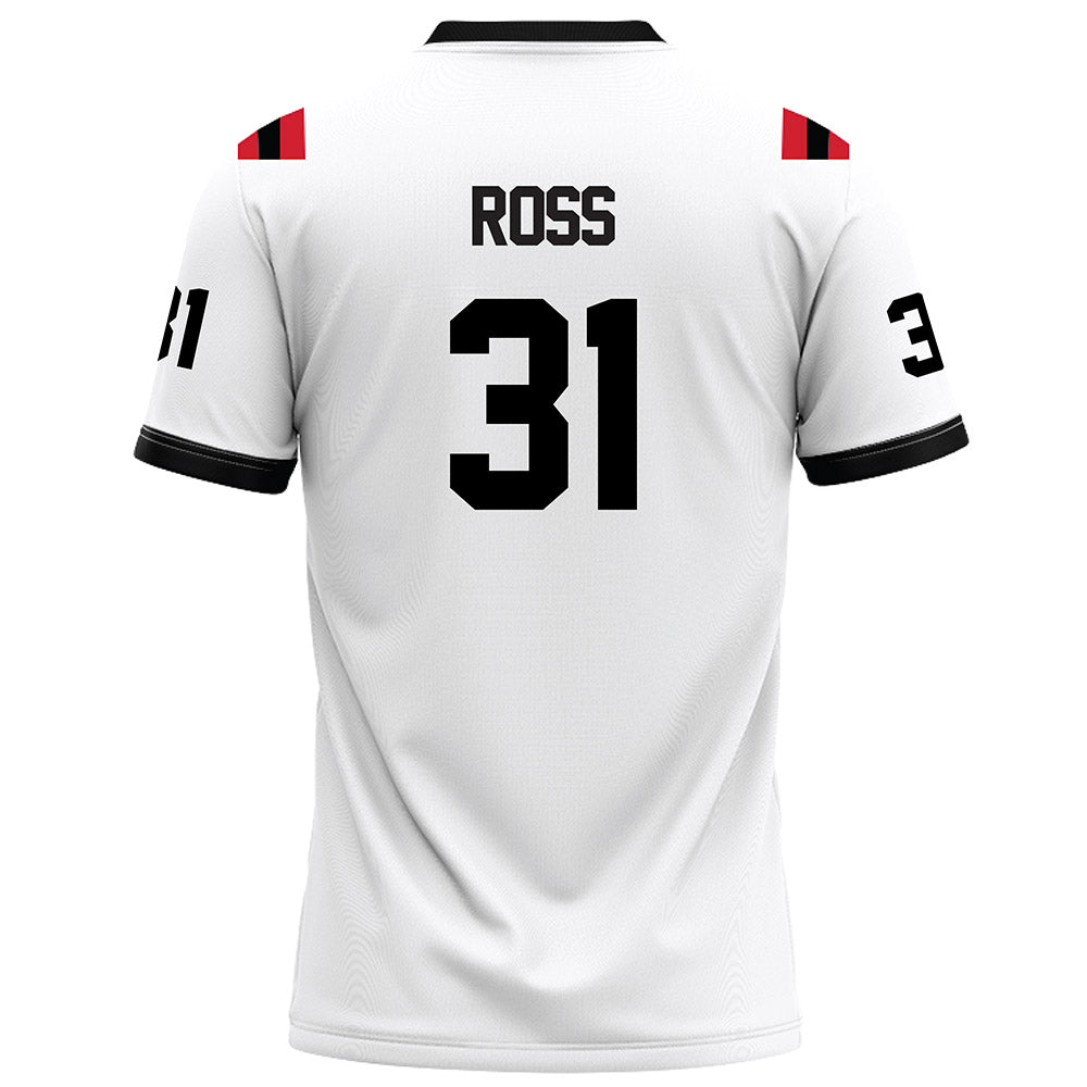 Arkansas State - NCAA Football : Xavier Ross - White Football Jersey-1
