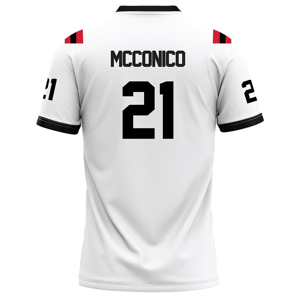 Arkansas State - NCAA Football : Malik McConico - White Football Jersey-1
