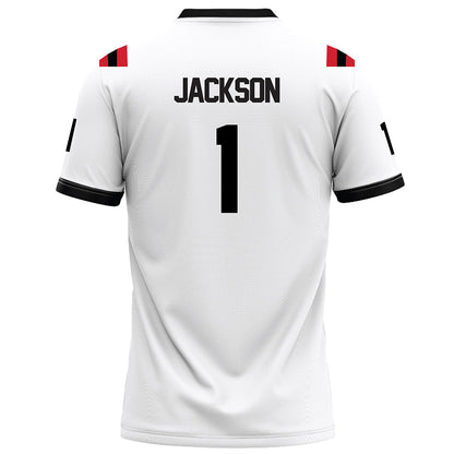 Arkansas State - NCAA Football : Braden Jackson - White Football Jersey-1