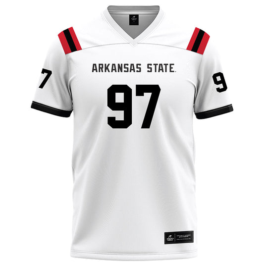 Arkansas State - NCAA Football : Tony Carter - White Football Jersey-0