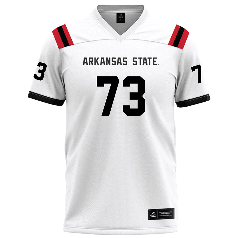 Arkansas State - NCAA Football : Kobe Williams - White Football Jersey-0