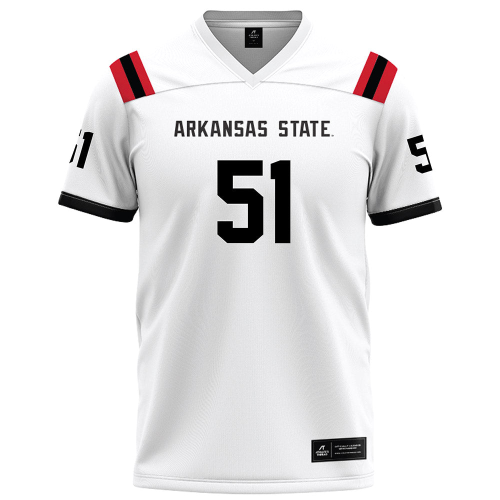 Arkansas State - NCAA Football : Cade Channell - White Football Jersey-0