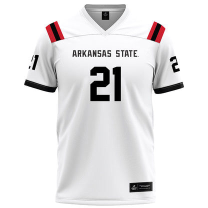 Arkansas State - NCAA Football : Malik McConico - White Football Jersey-0