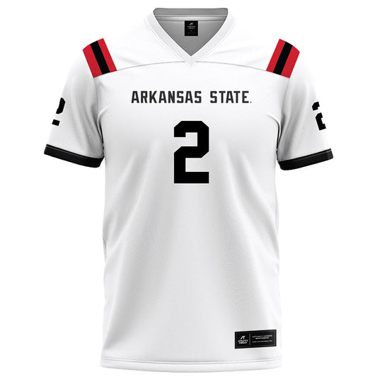 Arkansas State - NCAA Football : Leon Jones Jr - White Football Jersey