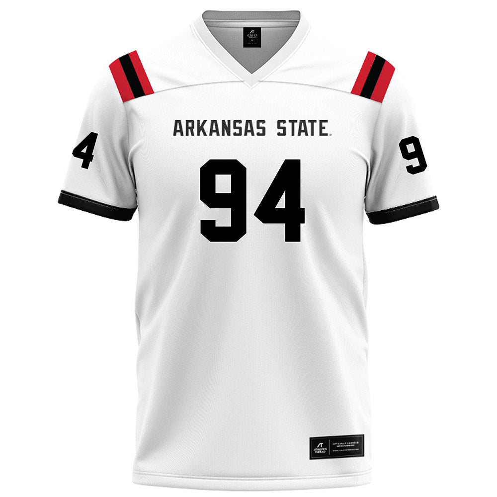 Arkansas State - NCAA Football : Cody Sigler - White Football Jersey-0