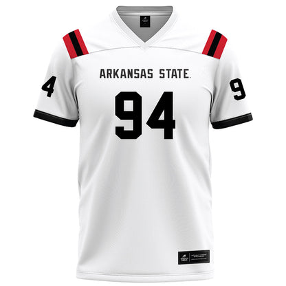 Arkansas State - NCAA Football : Cody Sigler - White Football Jersey-0