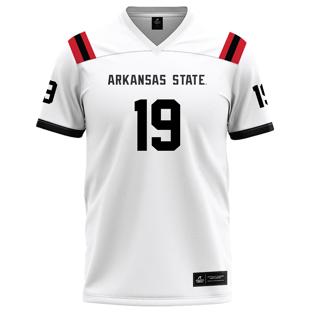 Arkansas State - NCAA Football : James Reed III - White Football Jersey