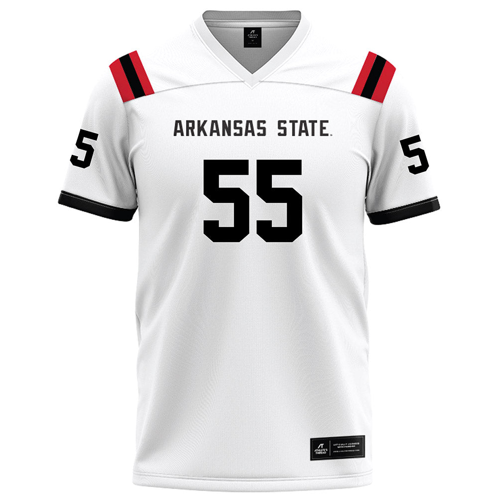 Arkansas State - NCAA Football : Aleric Watson - White Football Jersey-0