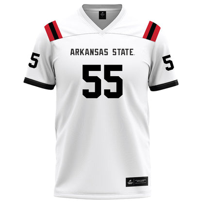 Arkansas State - NCAA Football : Aleric Watson - White Football Jersey-0