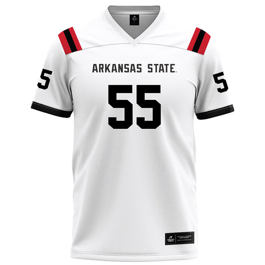Arkansas State - NCAA Football : Aleric Watson - White Football Jersey-0