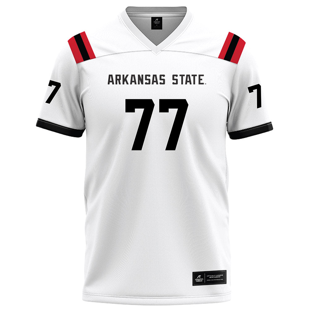 Arkansas State - NCAA Football : Makilan Thomas - White Football Jersey