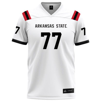 Arkansas State - NCAA Football : Makilan Thomas - White Football Jersey