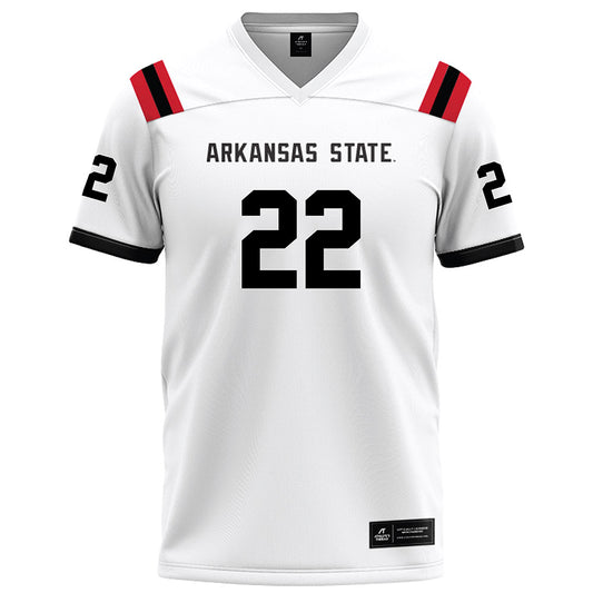 Arkansas State - NCAA Football : Nigel Nelson - White Football Jersey-0