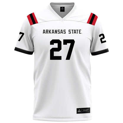 Arkansas State - NCAA Football : Noland Asberry - White Football Jersey-0