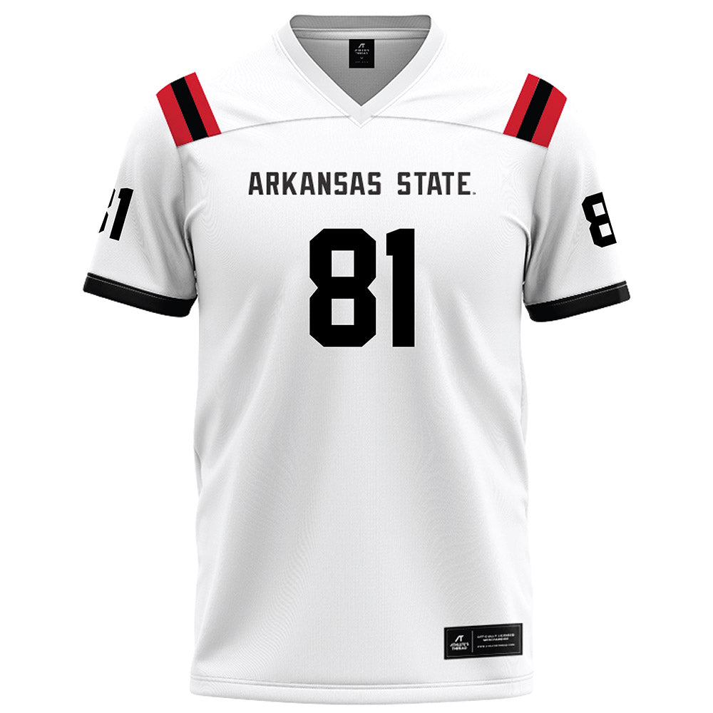 Arkansas State - NCAA Football : Javeon Fricks - White Football Jersey-0