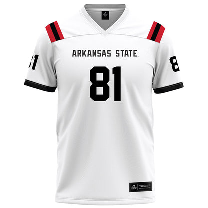Arkansas State - NCAA Football : Javeon Fricks - White Football Jersey-0