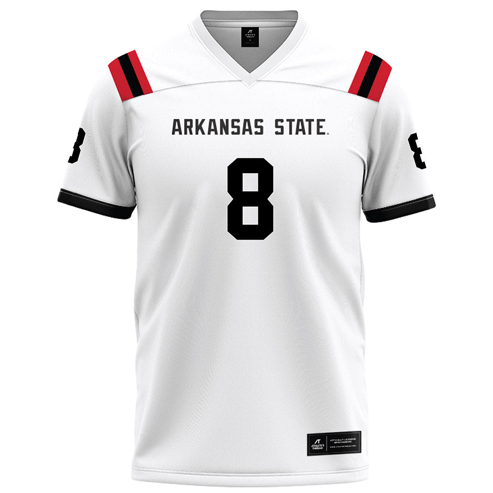 Arkansas State - NCAA Football : Josh Flowers - White Football Jersey