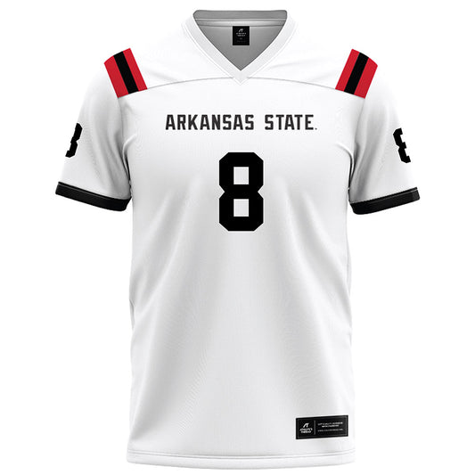 Arkansas State - NCAA Football : Josh Flowers - White Football Jersey