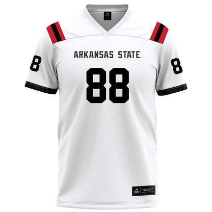 Arkansas State - NCAA Football : Calen Presser - White Football Jersey-0