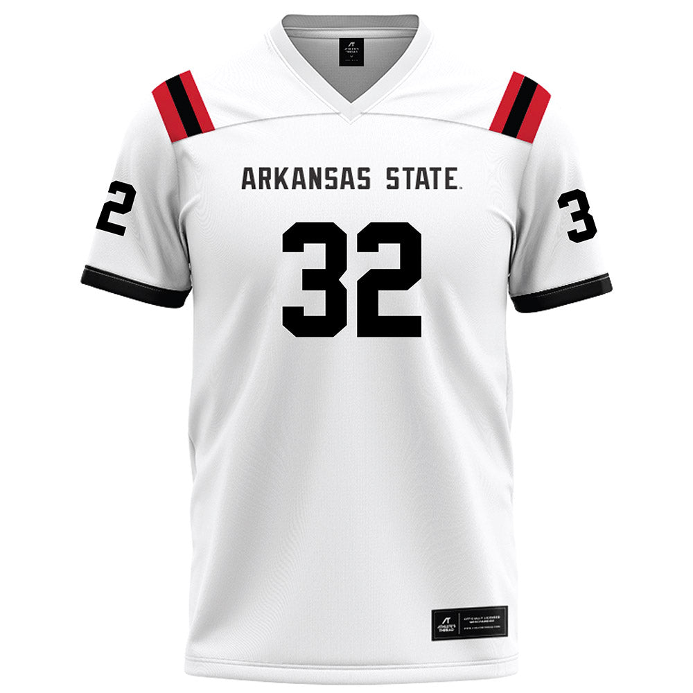 Arkansas State - NCAA Football : Ethan Hassler - White Football Jersey