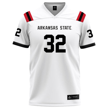 Arkansas State - NCAA Football : Ethan Hassler - White Football Jersey