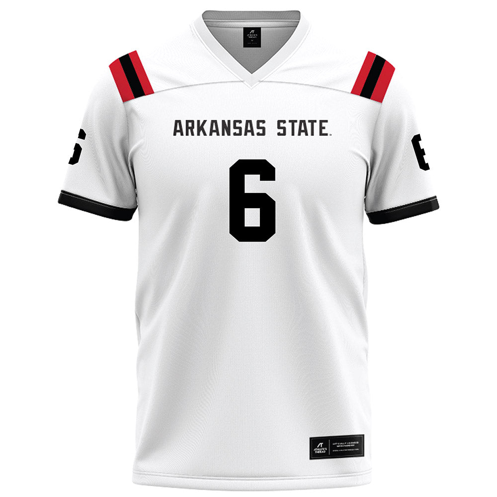 Arkansas State - NCAA Football : AG McGhee - White Football Jersey-0
