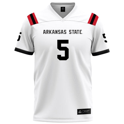 Arkansas State - NCAA Football : Kenyon Clay - White Football Jersey-0
