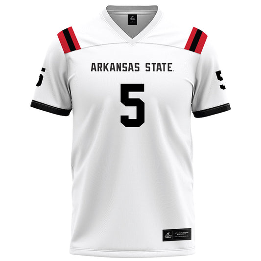 Arkansas State - NCAA Football : Kenyon Clay - White Football Jersey-0