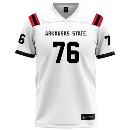 Arkansas State - NCAA Football : Trason Hunt - White Football Jersey