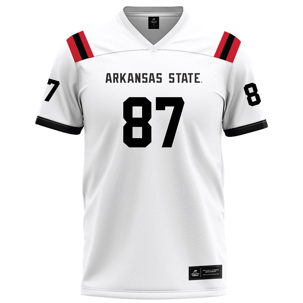 Arkansas State - NCAA Football : Tyler Little - White Football Jersey