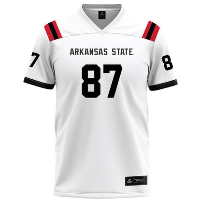 Arkansas State - NCAA Football : Tyler Little - White Football Jersey