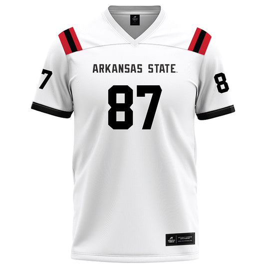 Arkansas State - NCAA Football : Tyler Little - White Football Jersey