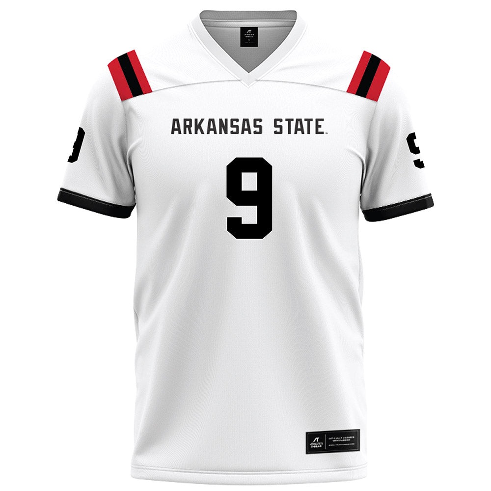 Arkansas State - NCAA Football : Trevian Thomas - White Football Jersey