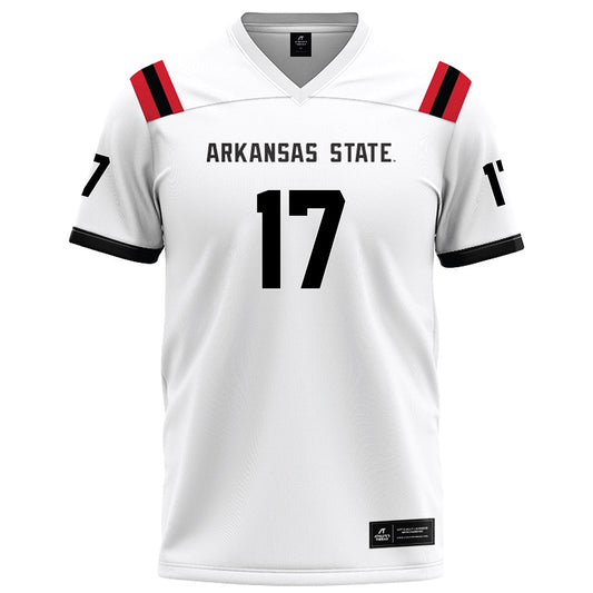 Arkansas State - NCAA Football : Christopher Boti - White Football Jersey-0