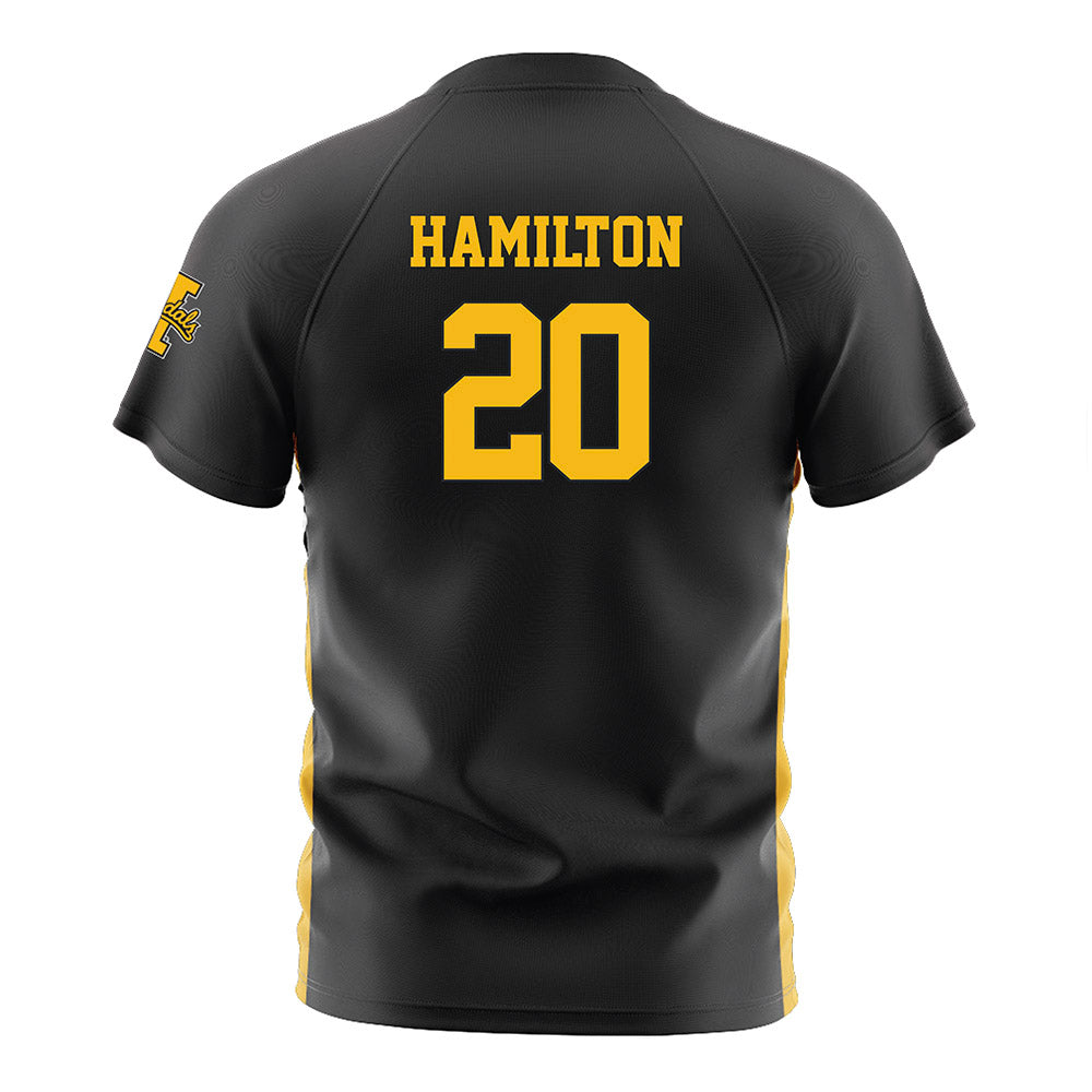 Idaho - NCAA Women's Soccer : alyssa hamilton - Black Soccer Jersey-1