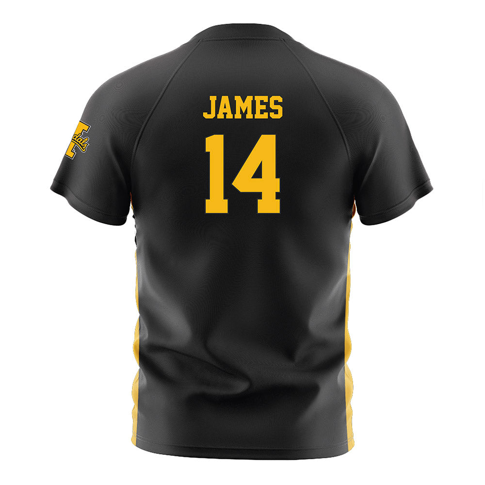 Idaho - NCAA Women's Soccer : Emma James - Black Soccer Jersey-1