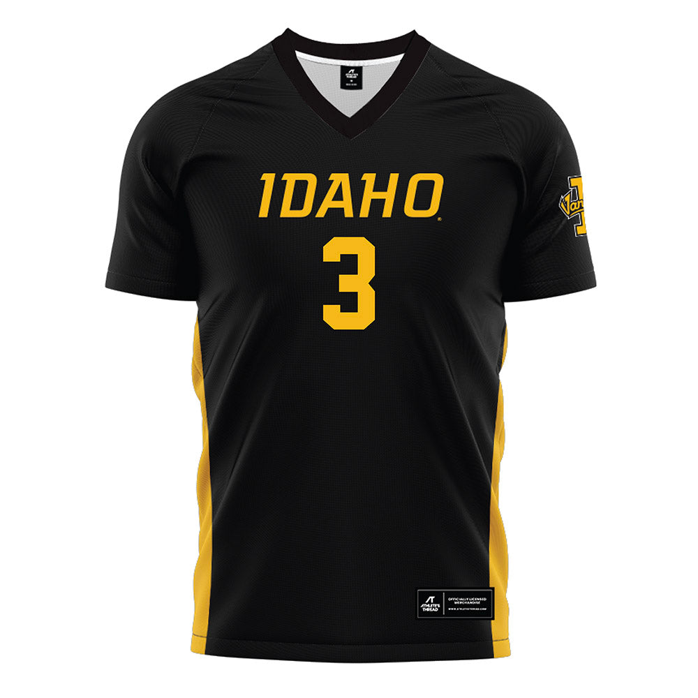 Idaho - NCAA Women's Soccer : Miranda Goldner - Black Soccer Jersey-0
