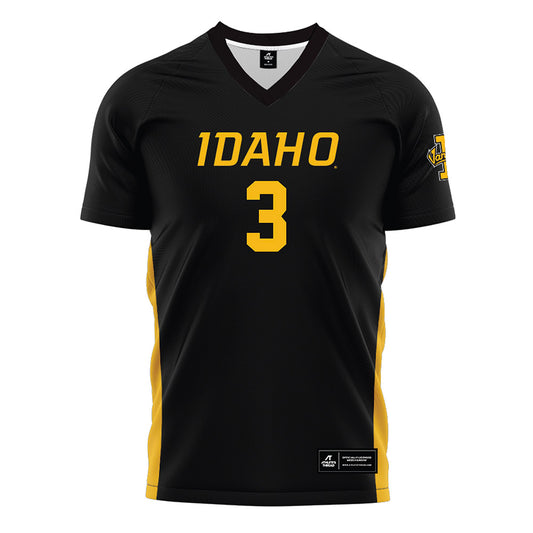 Idaho - NCAA Women's Soccer : Miranda Goldner - Black Soccer Jersey-0