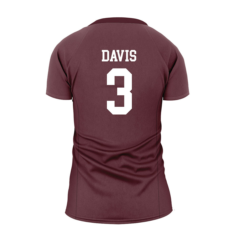 Texas State - NCAA Women's Volleyball : Kaitlyn Davis - Maroon Volleyball Jersey