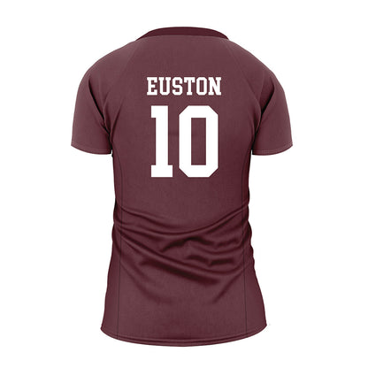 Texas State - NCAA Women's Volleyball : Ashley Euston - Maroon Volleyball Jersey-1